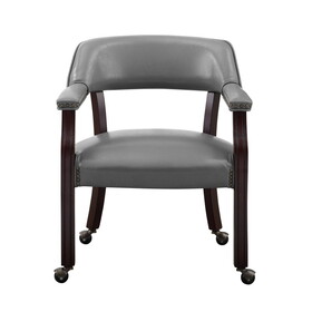 Tournament - Arm Chair with Casters - Dark Gray B081P157019