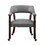 Tournament - Arm Chair with Casters - Dark Gray