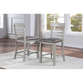 Hyland - Counter Chair (Set of 2) - Dark Gray B081P157067
