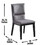 Amalie - Side Chair (Set of 2) - Gray