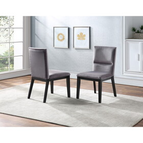 Amalie - Side Chair (Set of 2) - Gray B081P157080