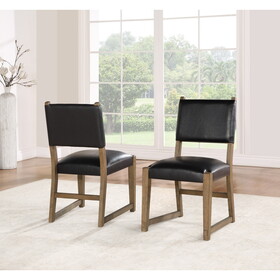 Atmore - Side Chair (Set of 2) - Black B081P157151