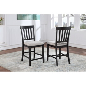 Halle - Counter Chair (Set of 2) - Dark Brown B081P157152