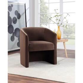 Iris - Upholstered Dining or Accent Chair - Cocoa