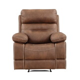 Rudger - Manual Recliner Chair - Brown