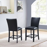 Camila - Counter Chair (Set of 2) - Black