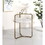 Miro - Side Table - White and Gold