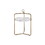 Miro - Side Table - White and Gold