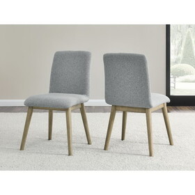Vida - Polyester Side Chair (Set of 2) - Gray