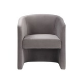 Iris - Upholstered Dining or Accent Chair - Fog