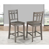 Toscana - Counter Chair (Set of 2) - Dark Gray
