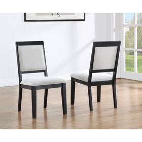 Molly - Side Chair (Set of 2) - Black B081P157481