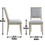 Carena - Side Chair (Set of 2) - Gray B081P157591