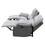 Cyprus - Recliner Sofa - Gray B081P157597