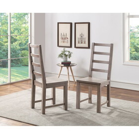 Auckland - Side Chair (Set of 2) - Brown B081P157681