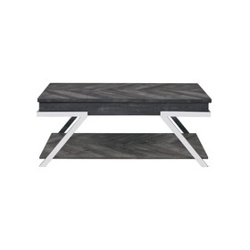Roma - Lift Top Cocktail Table - Gray B081P157694