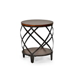 Winston - Round End Table - Brown
