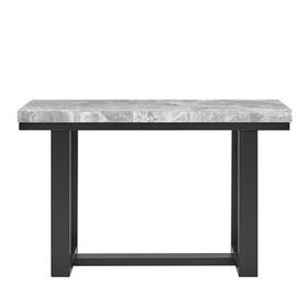 Lucca - Marble Sofa Table - Gray B081P157756
