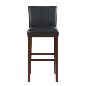 Tiffany - Bar Chair (Set of 2) - Black