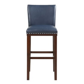 Tiffany - Bar Chair (Set of 2) - Navy