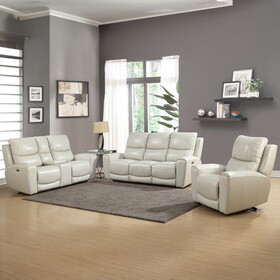 Laurel - 3 Piece Living Room Set - White B081S00190