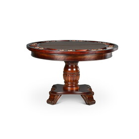 Tournament - Dining and Game Table - Dark Brown B081S00215