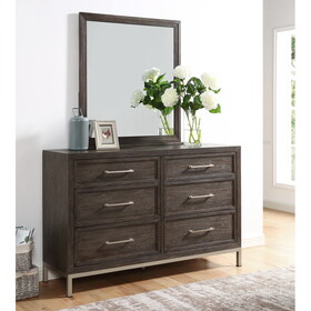 Broomfield - Dresser and Mirror - Dark Brown