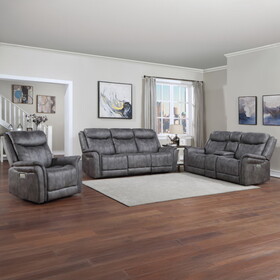 Morrison - 3 Piece Living Room Set - Dark Gray B081S00273