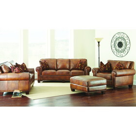 Silverado - 4 Piece Living Room Set - Dark Brown B081S00335