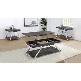 Roma - 3 Piece Occasional Table Set - Gray B081S00348