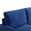 69" Modern Decor Upholstered Sofa Furniture, Wide Velvet Fabric Loveseat Couch, Solid Wooden Frame with Padded Cushion - Blue B082111399
