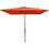 Rectangular Patio Umbrella 6.5 ft. x 10 ft. with Tilt, Crank and 6 Sturdy Ribs for Deck, Lawn, Pool in RED B082121757