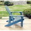 Patio Hips Plastic Adirondack Chair Lounger Weather Resistant Furniture for Lawn Balcony in Lake Blue B082P189673