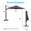 11 FT Cantilever Patio Umbrella, Round Outdoor Offset Umbrella with 360&#176; Rotation & Tilt Adjustment without Base - Grey B082P195465