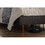 Harper Tall Headboard Upholstered Bed / 54" High Headboard / Elegant Simplicity / No Box Spring Needed / Easy assembly / Queen / Dark gray velvet