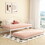 Fox Twin Daybed with Twin Trundle, White