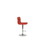 BAR STOOL in Red, Chrome B089112912