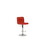 BAR STOOL in Red, Chrome B089112912