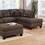 3-PCS SECTIONAL in Black Coffee B089S00110