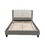 CAL-KING BED in White & Grey B089S00124