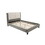 CAL-KING BED in White & Grey B089S00124