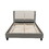EASTERN KING BED in White & Grey B089S00125