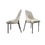 Upholstery Boucle Fabric Dining Side Chair Set of 2, Beige B091P183390