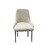 Upholstery Boucle Fabric Dining Side Chair Set of 2, Beige B091P183390