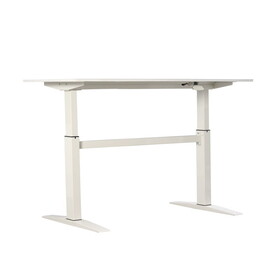 47" Tech Desk Standing and Adjustable Desk in White B091P183638