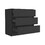 Dresser Maldus, Three drawers, Black Wengue Finish B092122832