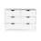 Dresser Curio, Four Drawes, White Finish B092122835