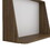 Wall Desk Afrec, Single Shelf, Mahogany / White Finish B092122839