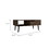 Coffee Table Bull, One Drawer, One Open Shelf, Four Legs, Dark Walnut Finish B092122874