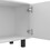TV Stand for TV&#180;s up 70" Estocolmo, Four Open Shelves, White Finish B092122921